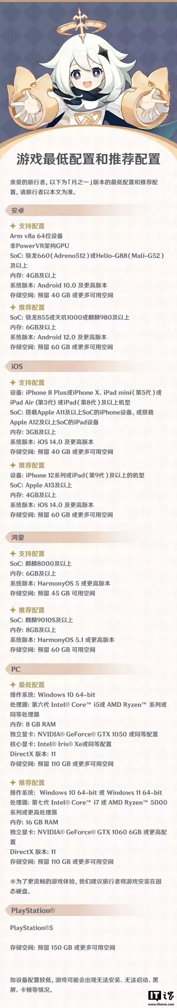 米哈游《原神》鸿蒙版可使用华为账号或米哈游通行证登录，与天空岛服务器游戏进度互通