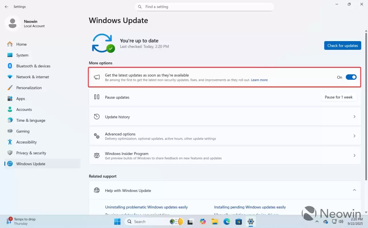 Win11 学院:如何提前下载和安装 Windows 11 25H2
