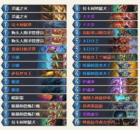 弱鸡弃牌术卡组展示