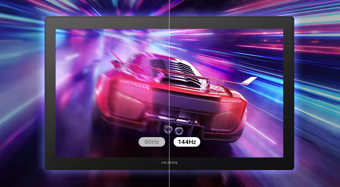 绘王推出 Kamvas Pro 27 (144Hz) 数位屏:引入高刷,升级第三代玻璃