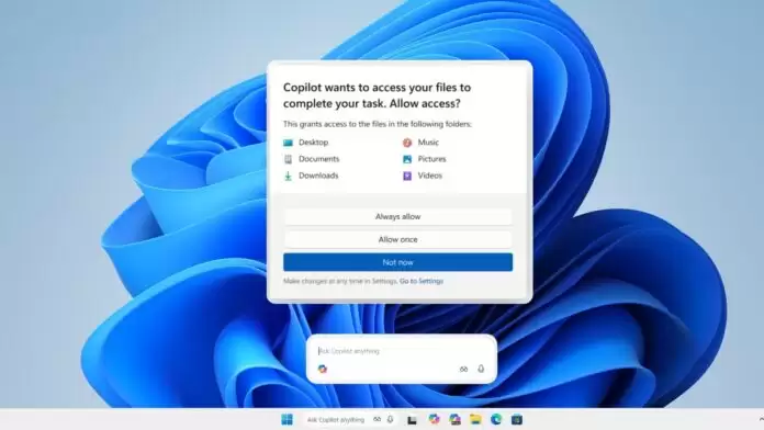 Win11 AI新特性：访问用户文件前主动请求许可
