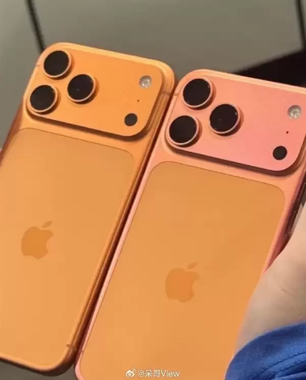 iPhone 17褪色遭集体投诉:有用户13999元官旗买只用一个月橙色变粉色