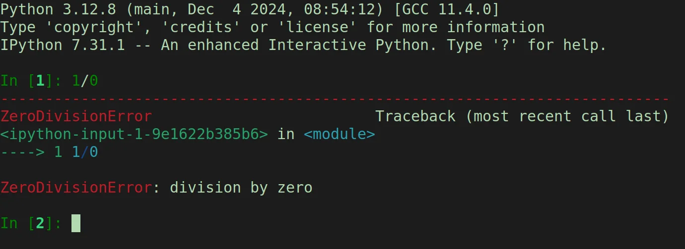 展示Python代码中典型取余错误及终端报错信息，包括除数为0和正负数结果理解错误的对比场景。